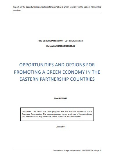 Report on the opportunities and options for promoting a…