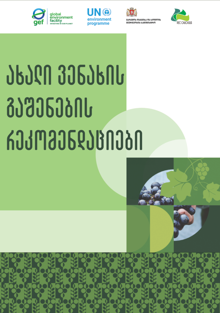 ახალი ვენახის გაშენების რეკომენდაციები